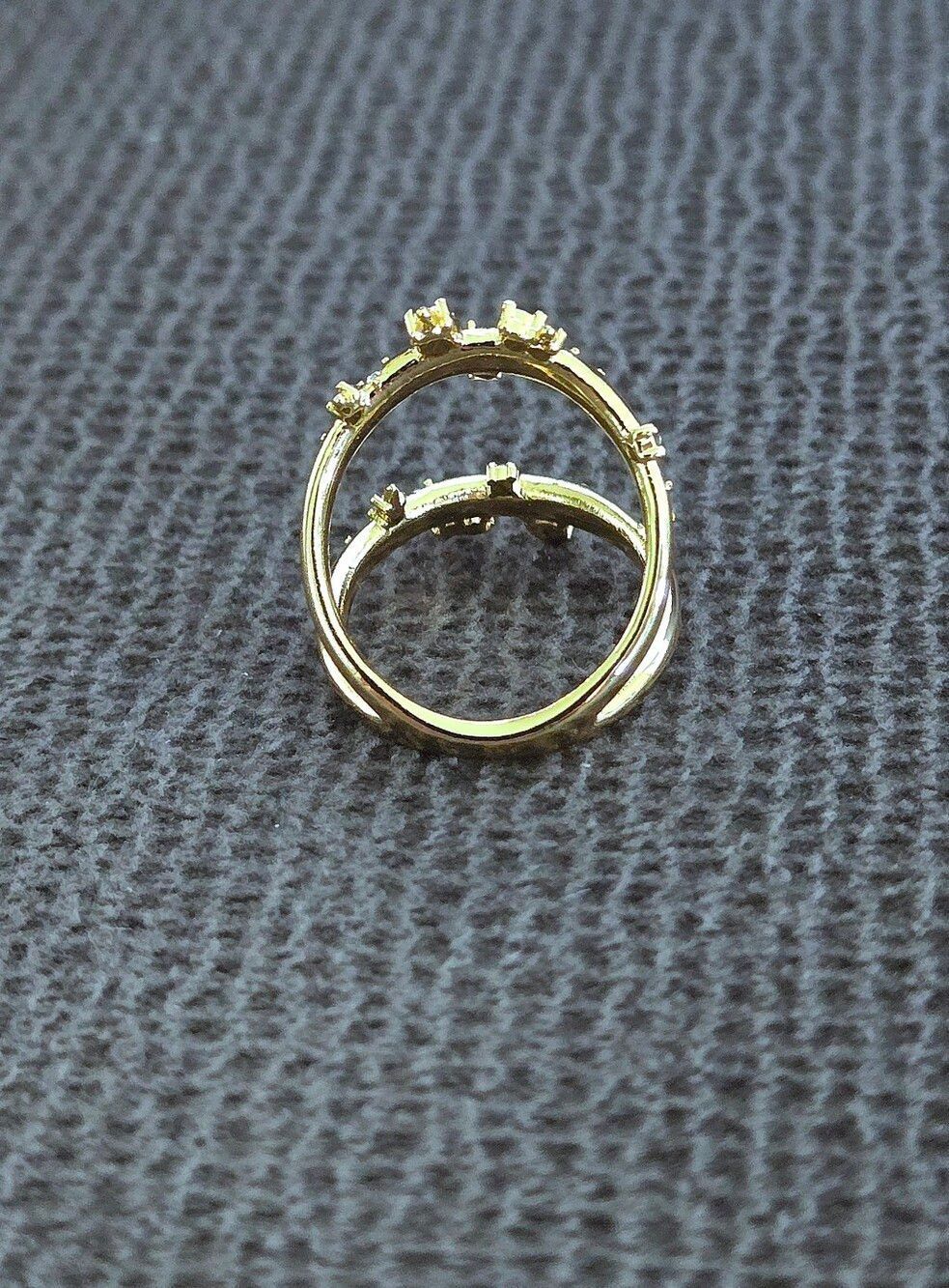 Alexis Bittar Double✌️ Banded Gold💛 Satellite🛰 Ring💍 - Picture 12 of 16